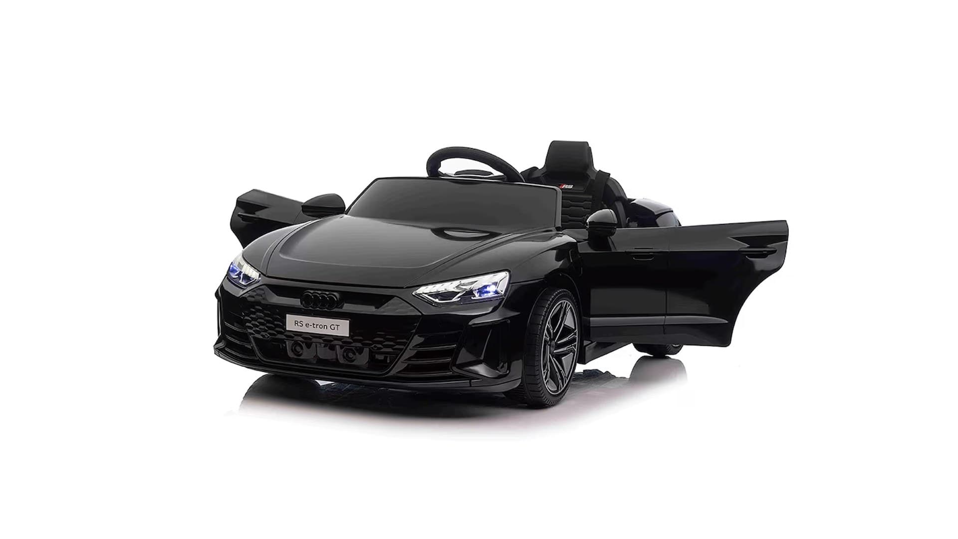 Barnen får provköra och tävla om en egen Audi E-tron GT elminibil, värd 3 999 kr.