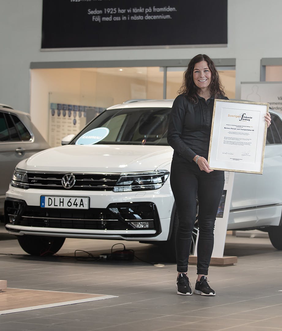 År 2020 mottar Berners Person & Transportbilar i Östersund med HR-ansvarige Agneta Andersson i spetsen, en utmärkelse från Feelgood som Sveriges friskaste företag i Jämtland 2019.